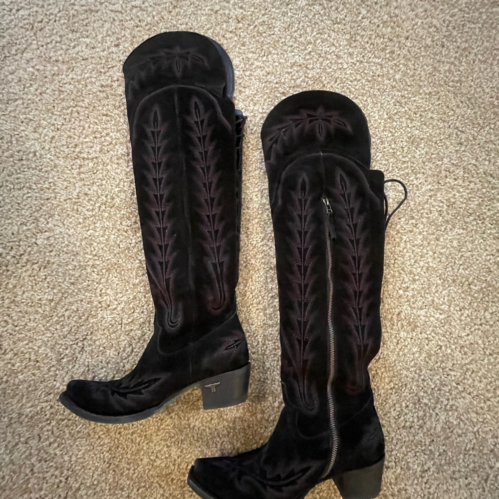 Lane Lexington Suede Over the Knee Boots
